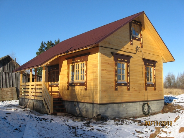 5. Изделия столярного цеха в доме (окна, двери, наличники).