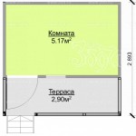 Бытовка3х2+терраса3х1