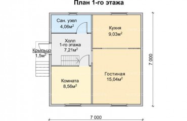 strelets_1_7.0x7.0_79.72m2_karkas_plan_1